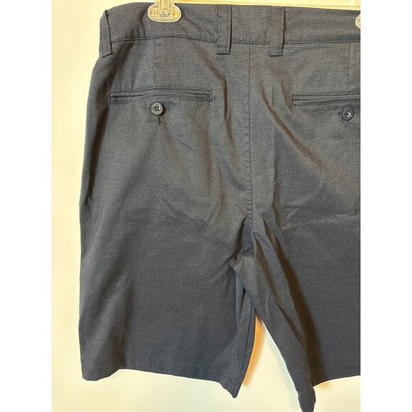 O'Neill Men's Shorts Dark Blue Light Check Pattern Size 33 Summer Beach Casual - Picture 11 of 12